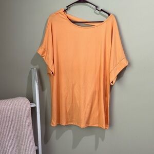 White Birch Orange Women's Top